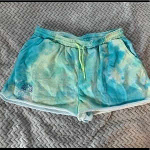 Tie dye shorts